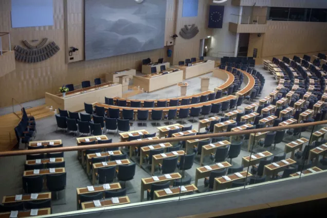 A Plenary Chamber. Photo.